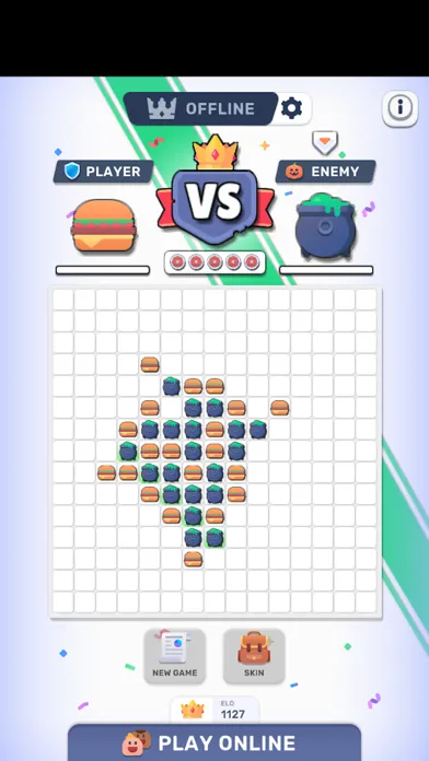 Tangkapan skrin Tic Tac Toe Co Caro XO Online