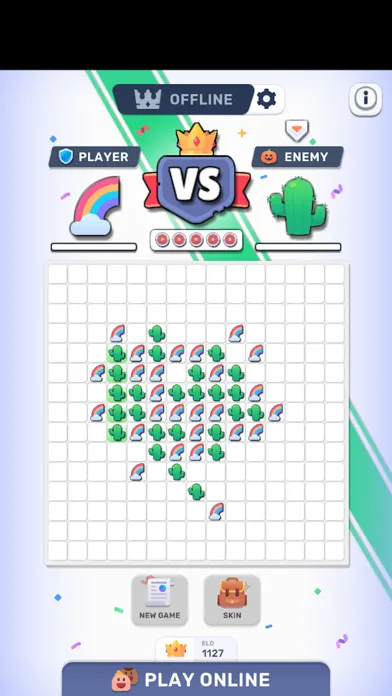 Tangkapan skrin Tic Tac Toe Co Caro XO Online