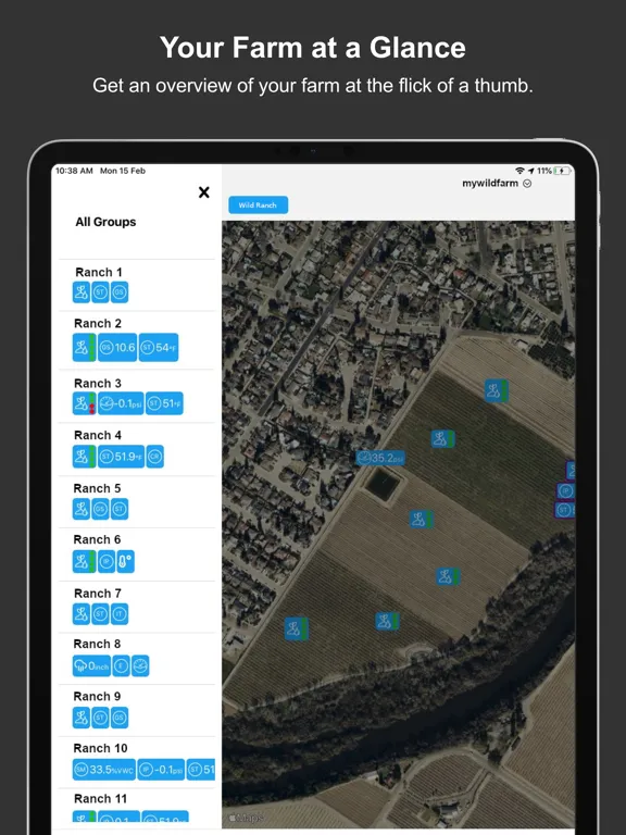 Wildeye Remote Monitoring iPad  Screenshots