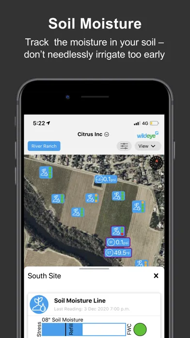 Wildeye Remote Monitoring Screenshots