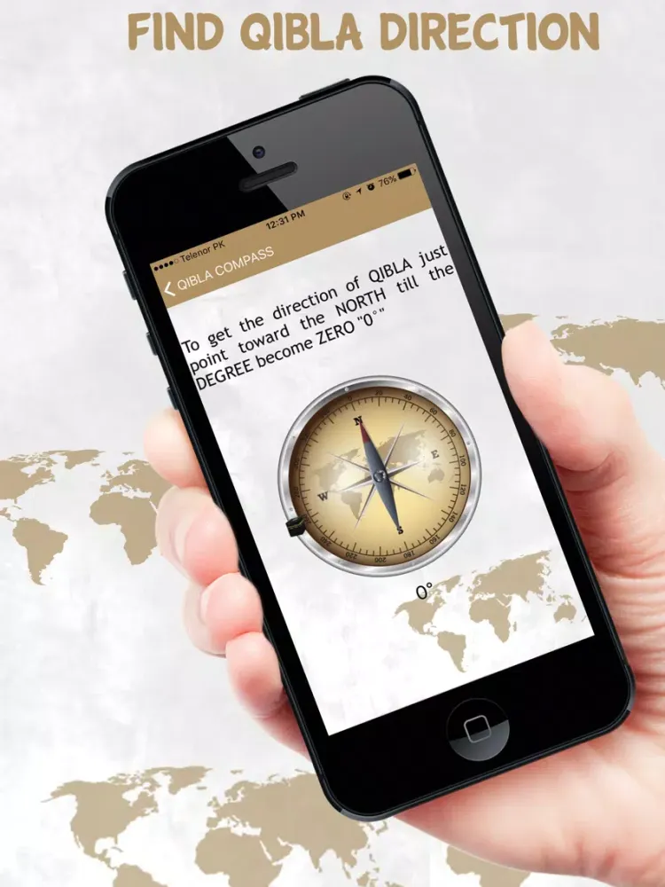 Screenshot di Qibla Compass - Qibla Direction iPad 