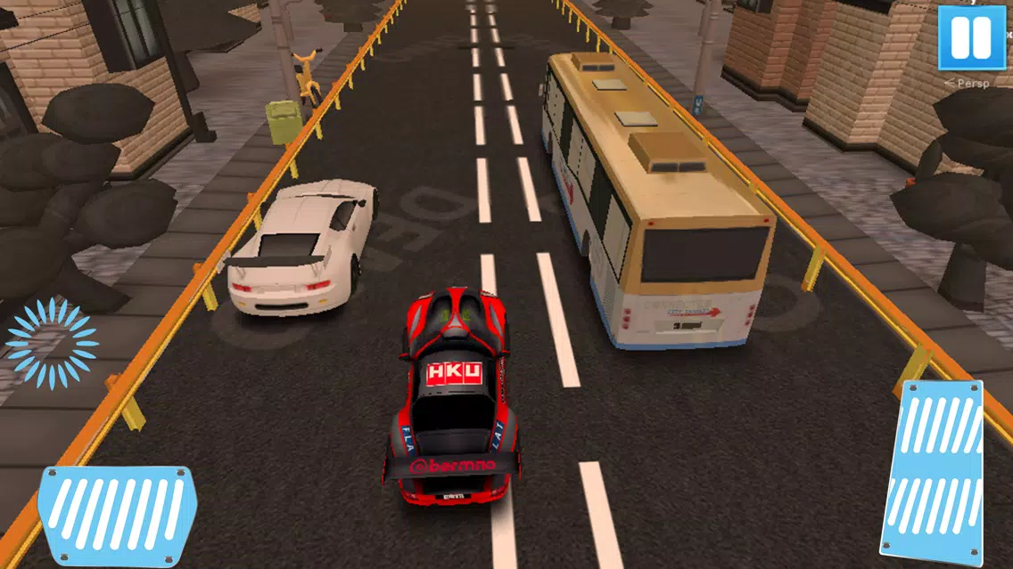 ภาพหน้าจอของ Turbo Car Traffic Racing