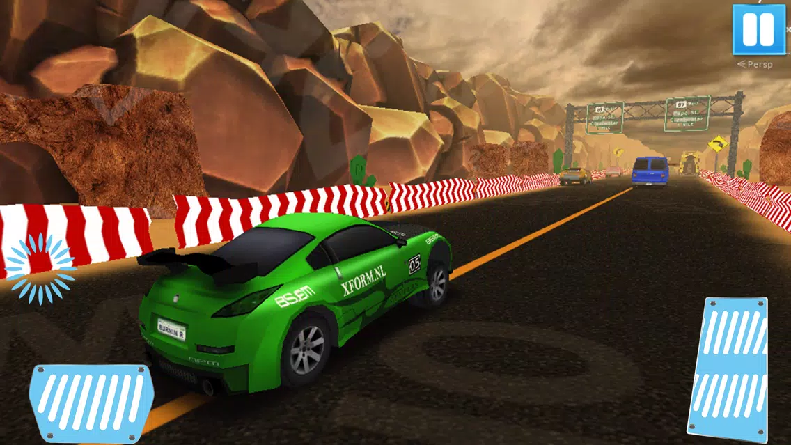 ภาพหน้าจอของ Turbo Car Traffic Racing
