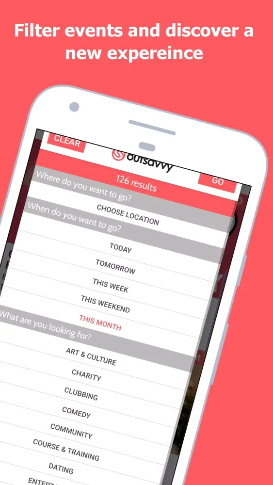OutSavvy Screenshots