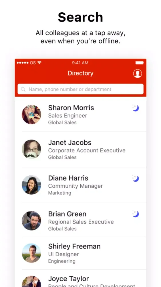 OutSystems Directory Screenshots