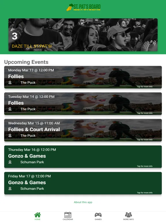 The Best Ever St.Pat's App iPad 应用截图
