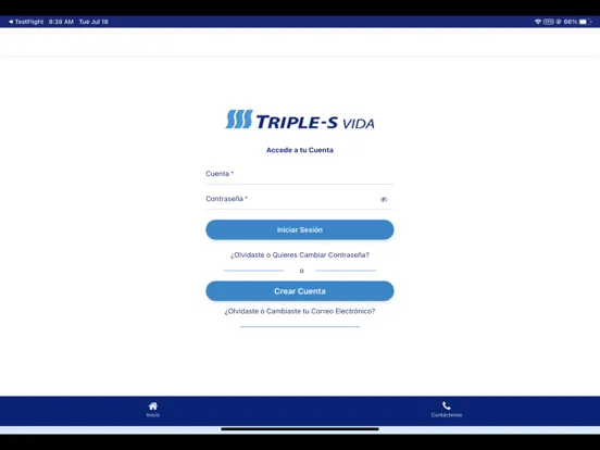 Tangkapan layar Mi Triple-S Vida iPad 