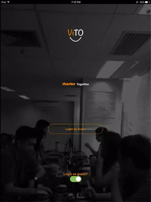 ViTO-VisioNetTogether iPad  스크린샷
