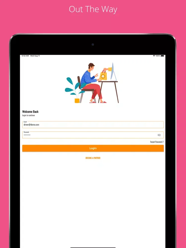 تصاویر Out The Way Delivery Boy iPad 