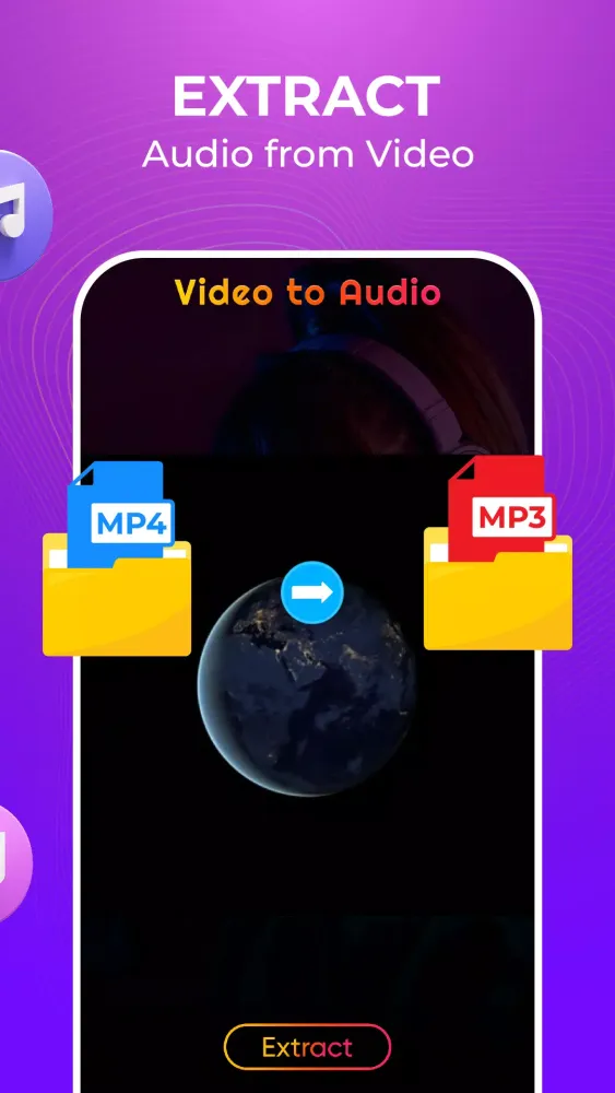 Ảnh chụp màn hình của Video to Mp3 Audio Converter