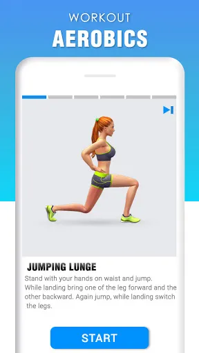 Ảnh chụp màn hình của Aerobics Workout - Weight Loss