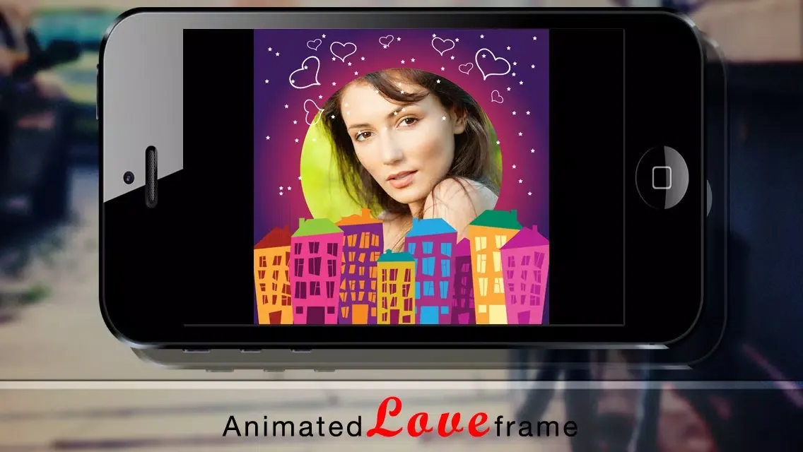 Animated Love Frames - Free animated gif frame maker应用截图