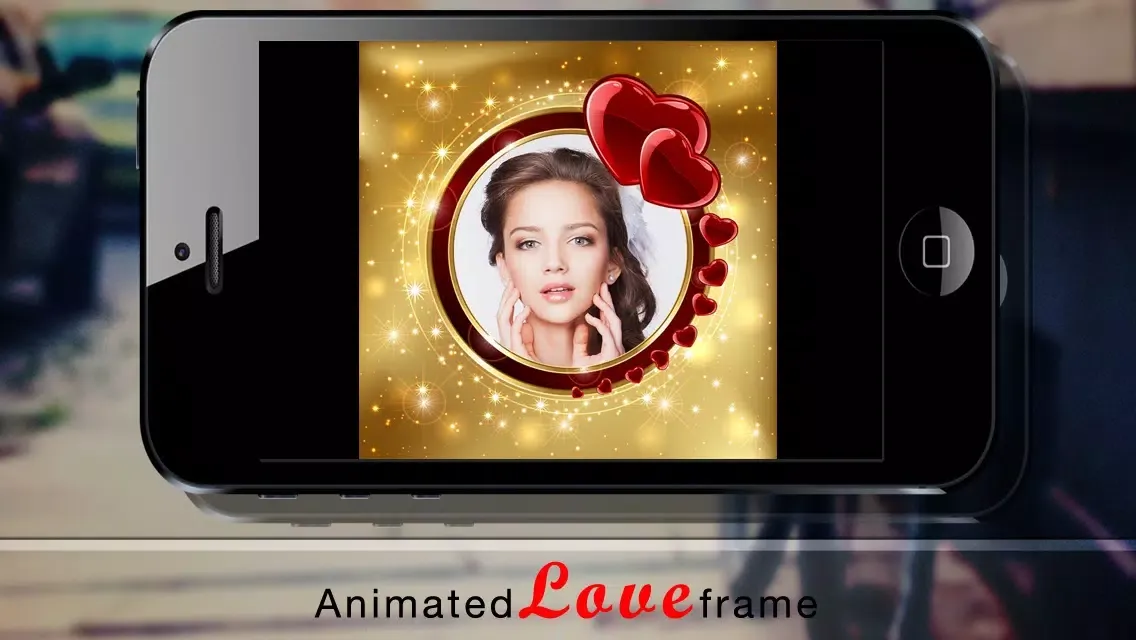 Animated Love Frames - Free animated gif frame maker应用截图