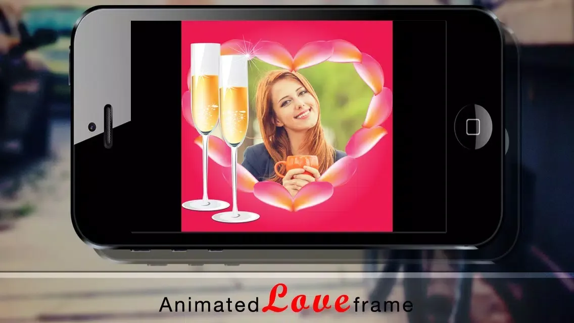 Animated Love Frames - Free animated gif frame maker应用截图