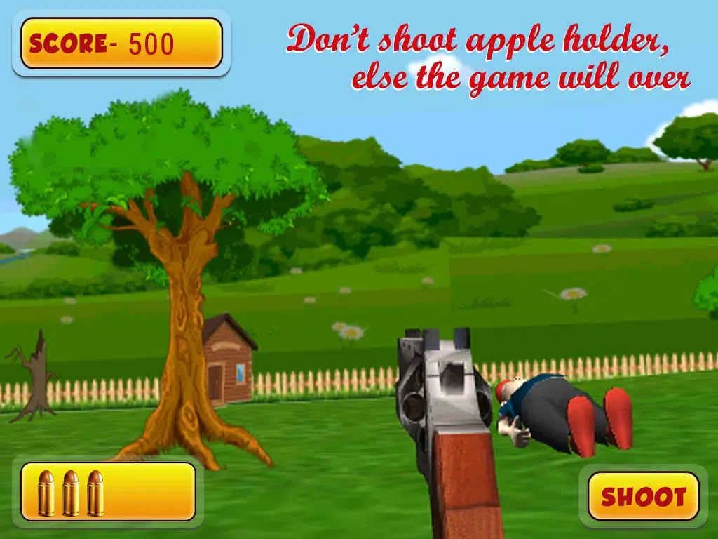 Ảnh chụp màn hình của AppleShoots–Shoot the Apple placed on person head iPad 
