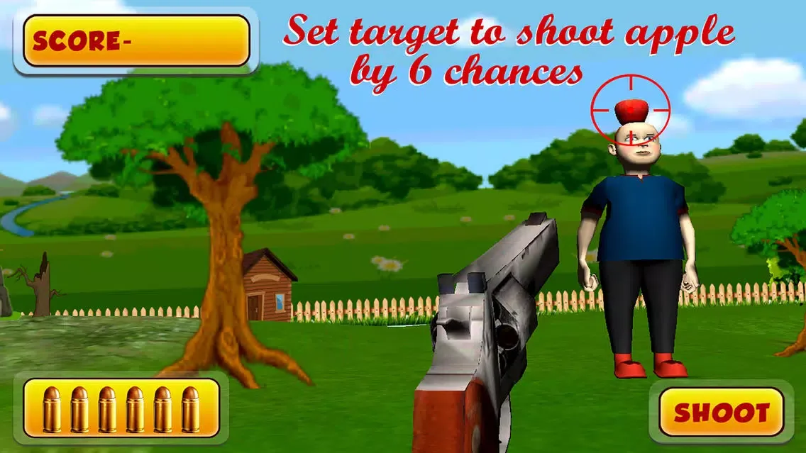 Ảnh chụp màn hình của AppleShoots–Shoot the Apple placed on person head