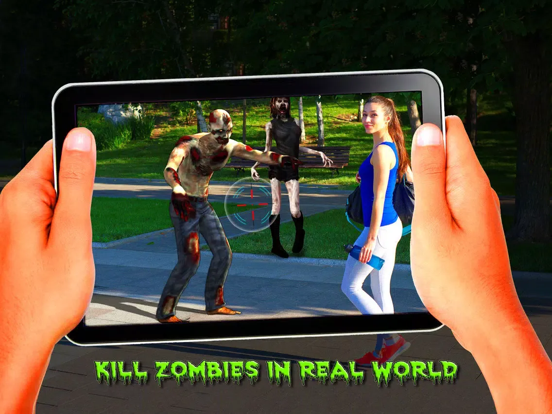 Capturas de tela do AR Zombie Shooter iPad 