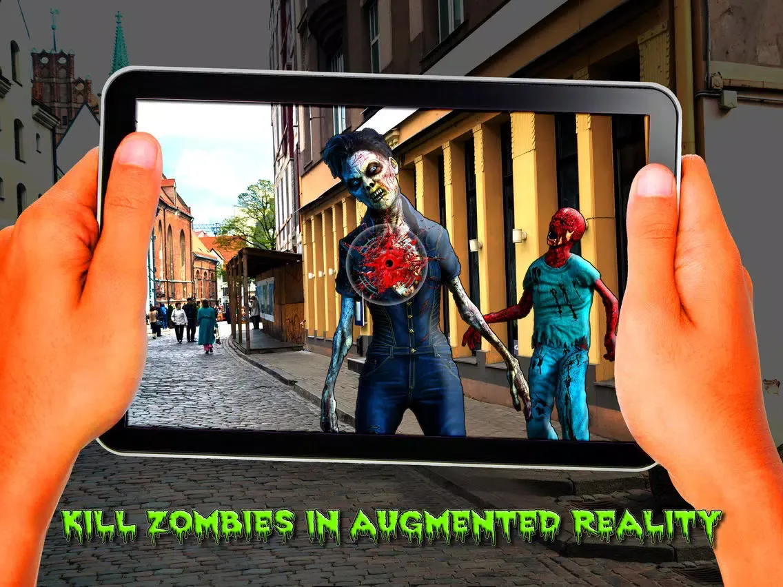 Capturas de tela do AR Zombie Shooter iPad 