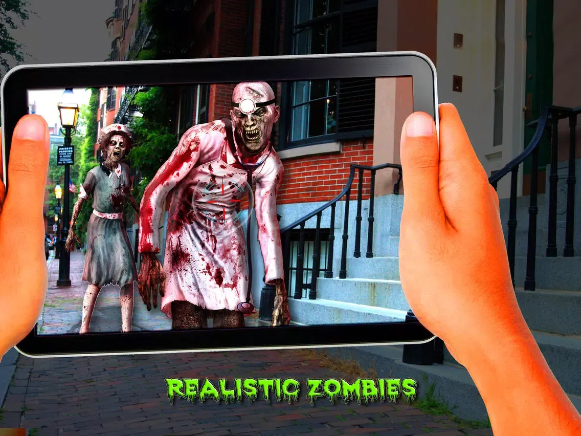 Capturas de tela do AR Zombie Shooter iPad 