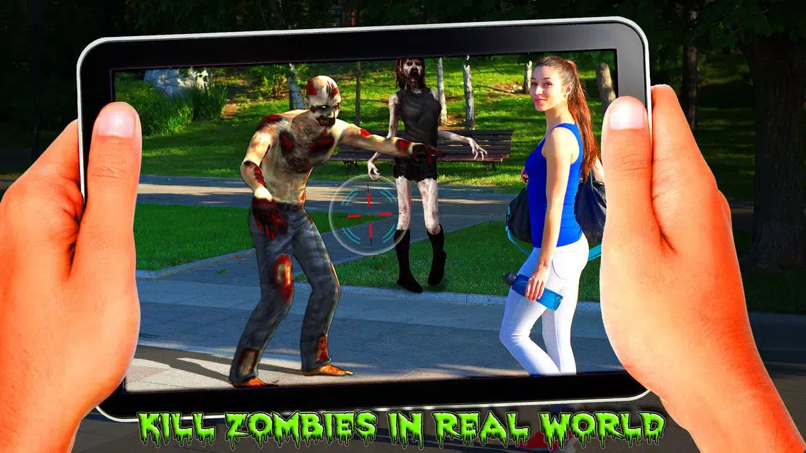 Capturas de tela do AR Zombie Shooter