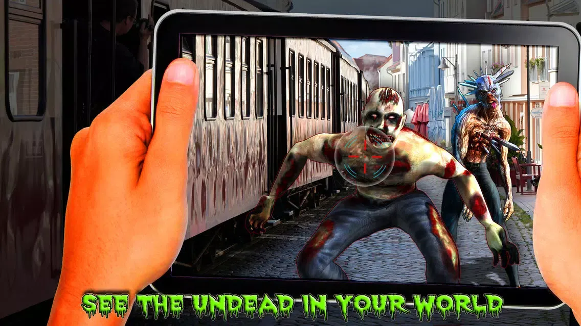 Capturas de tela do AR Zombie Shooter