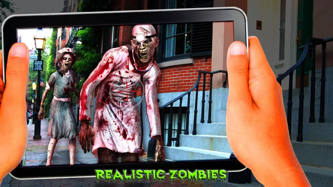 Capturas de tela do AR Zombie Shooter
