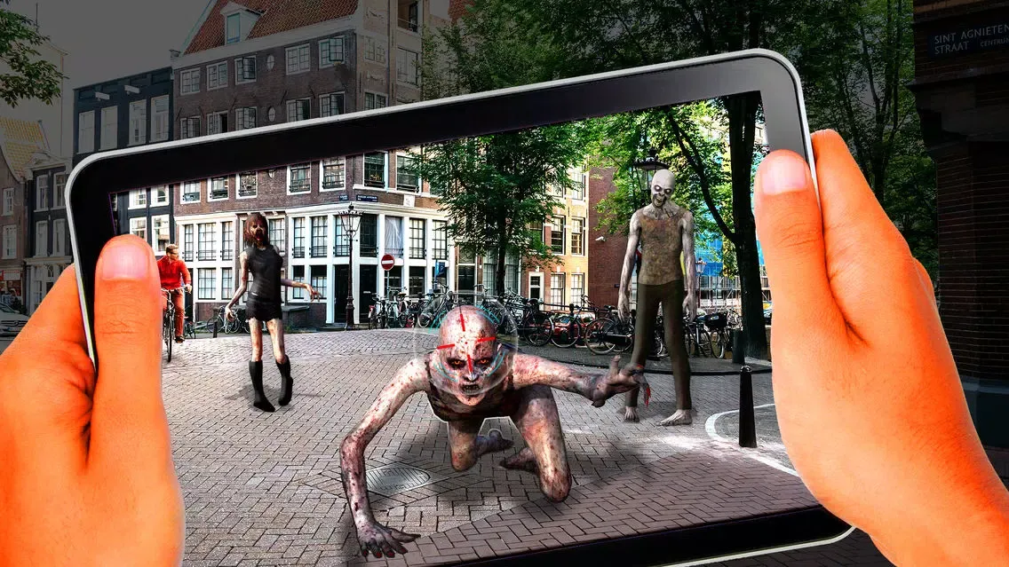 Capturas de tela do AR Zombie Shooter