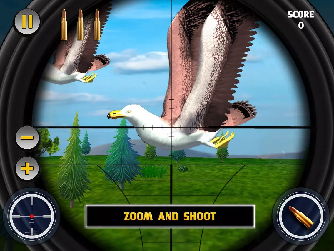 Bird Hunting - Real Adventure Flying Bird Shooting Game iPad 应用截图