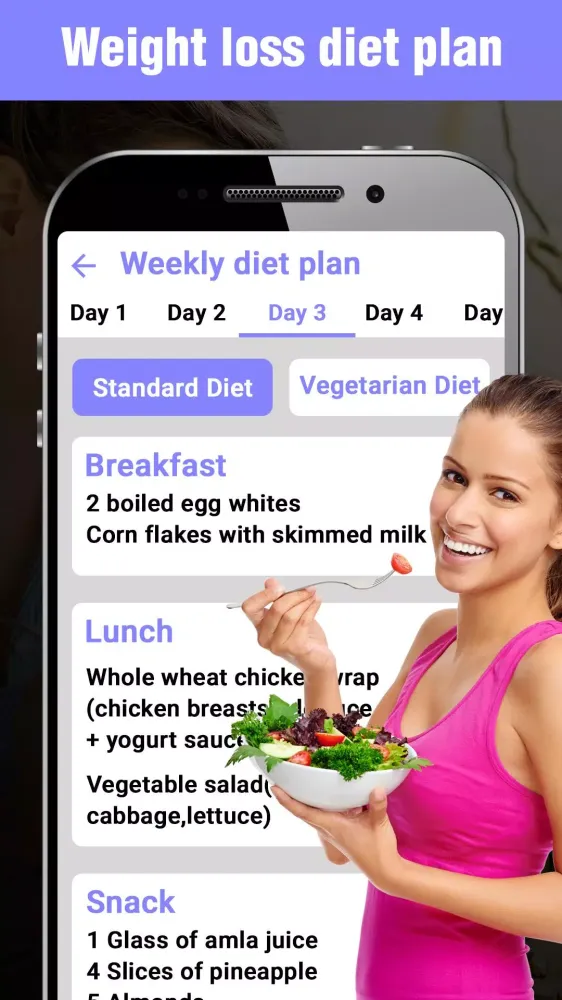 Diet Plan Weight Loss: GM Diet 스크린샷
