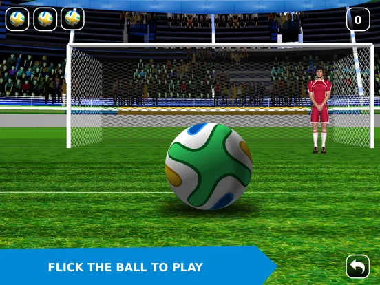Flick Soccer 2016 Pro – Penalty Shootout Football Game iPad  Screenshots