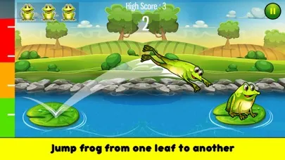 Tangkapan layar Jungle Frog Jumping