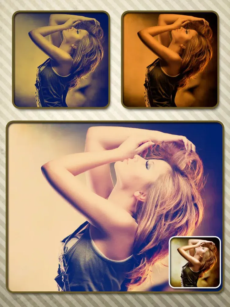 Скриншоты Insta Vintage Fx - Free Movie style retro effects photo editor iPad 
