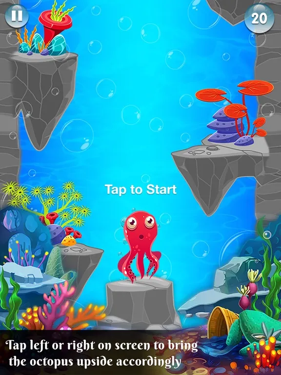 Octopus Jump Challenge iPad  Screenshots