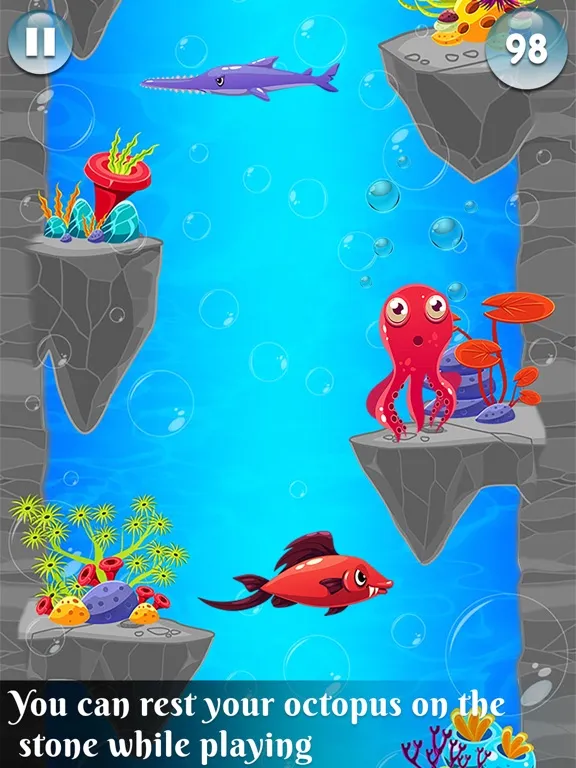 Octopus Jump Challenge iPad  Screenshots