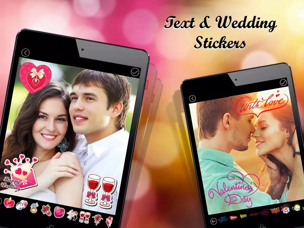 Pic Sticker free - Decorate your image with stickers huge collection of stickers for events like birthday wedding anniversary party funny text and doodle stickers iPad  Screenshots