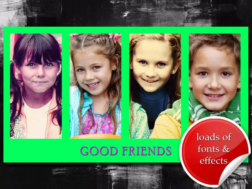 Скриншоты PicStrip Editor - Free Photo Booth creator for Images iPad 
