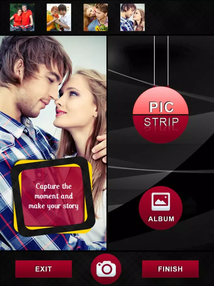 Скриншоты PicStrip Editor - Free Photo Booth creator for Images iPad 