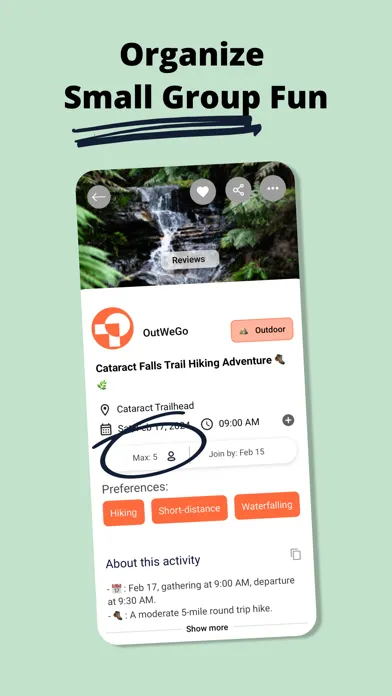Screenshot di OutWeGo: Adventure Buddies