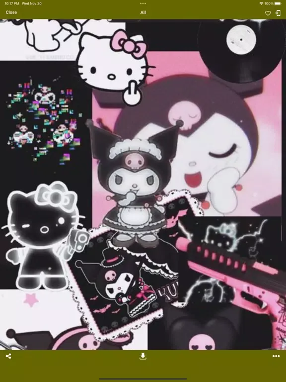 Sanrio & Kuromi Wallpaper 4k iPad  স্ক্রিনশট