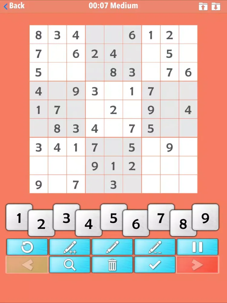 Capturas de pantalla de ⊲Sudoku :) iPad 