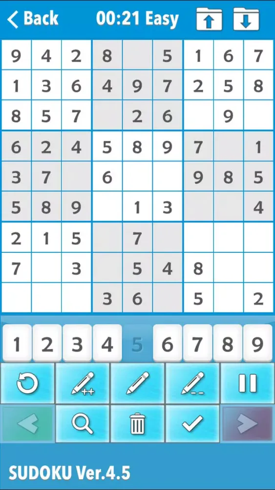 Capturas de pantalla de ⊲Sudoku :)