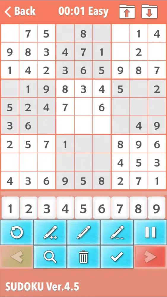 Capturas de pantalla de ⊲Sudoku :)