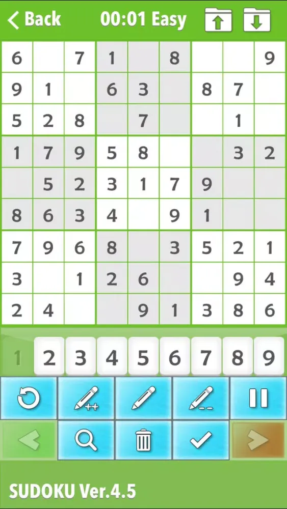 Capturas de pantalla de ⊲Sudoku :)