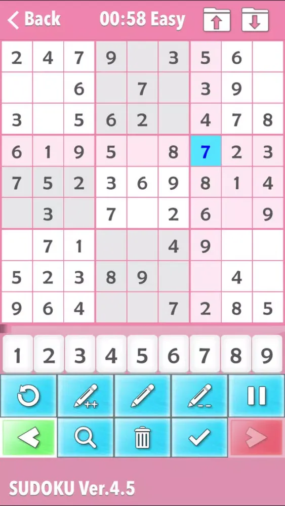 Capturas de pantalla de ⊲Sudoku :)