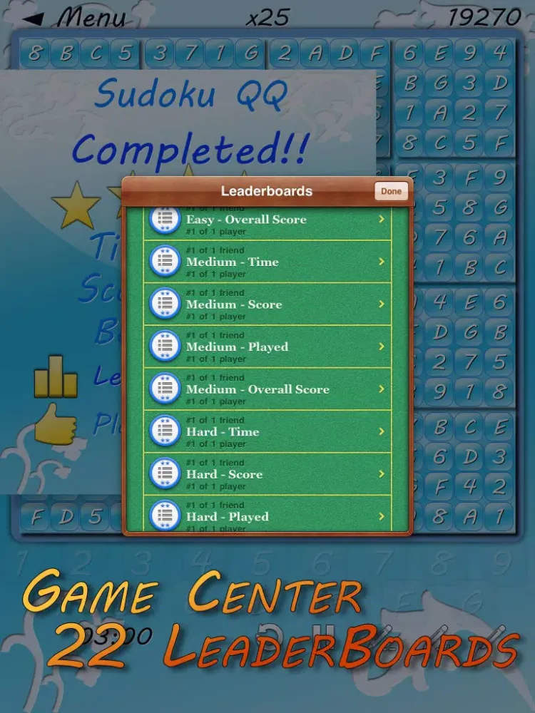 SUDOKU QQ 16x iPad  سکرین شاٹس