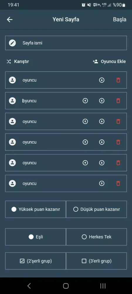 Capturas de pantalla de Yazboz 101 - Skor Tablosu