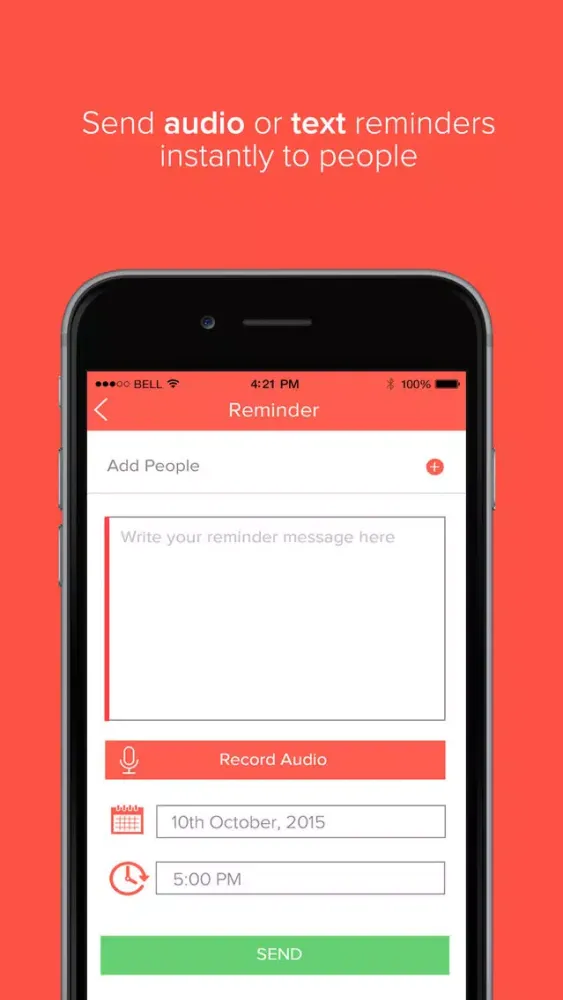 Zrzuty ekranu RemindZapp