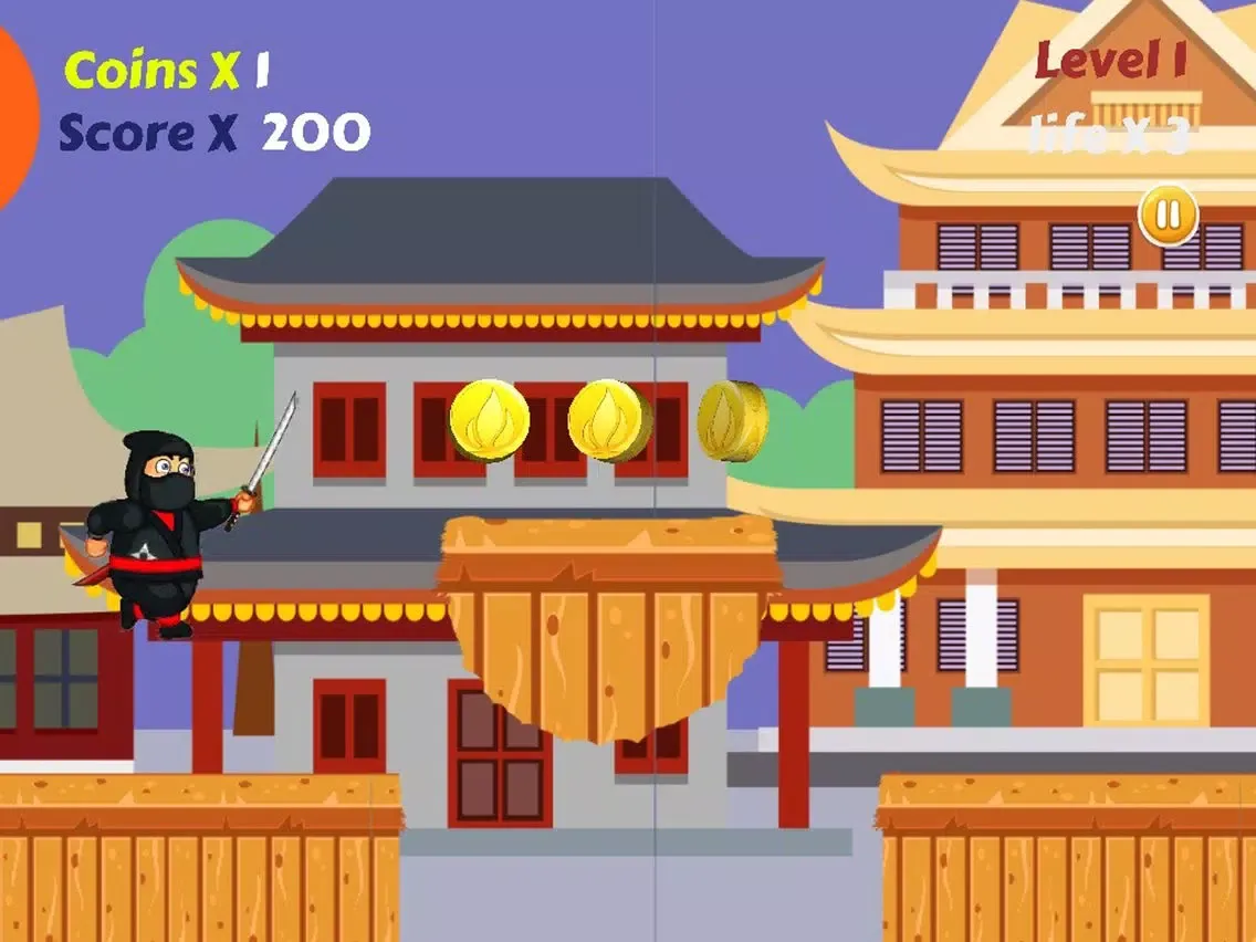 Ninja Runner 2D iPad  Ekran Görüntüleri