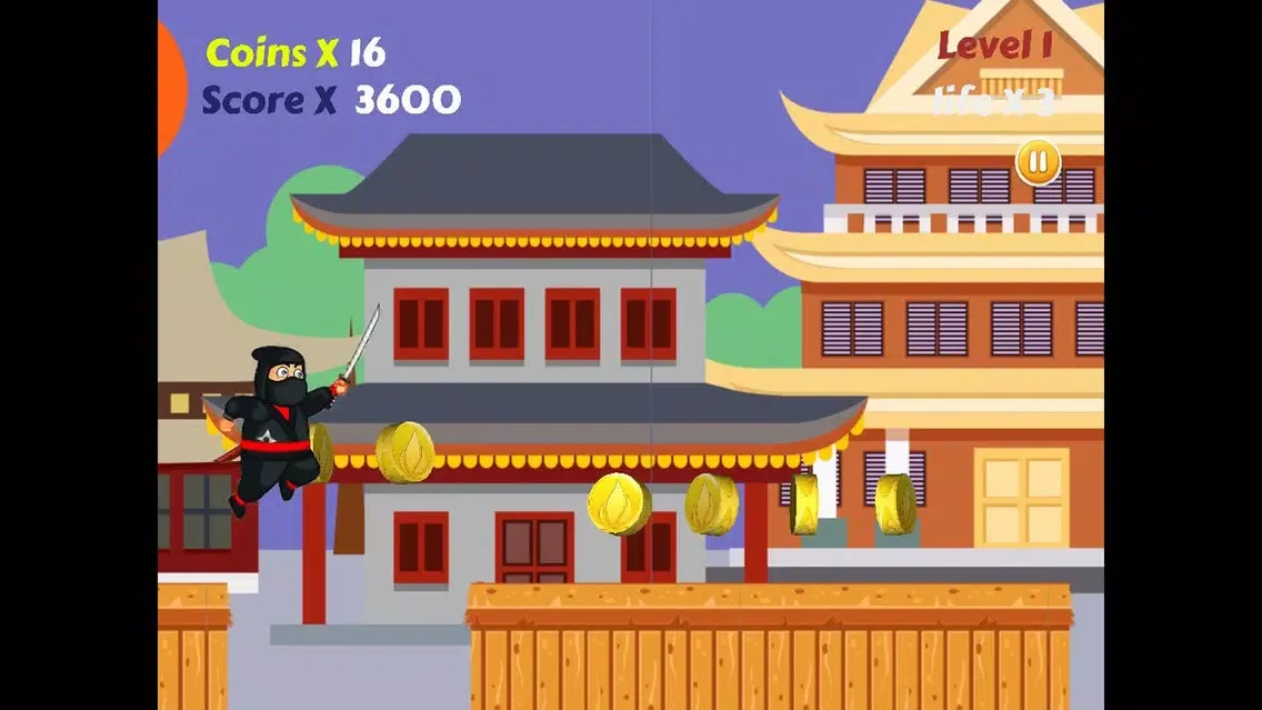 Ninja Runner 2D Ekran Görüntüleri