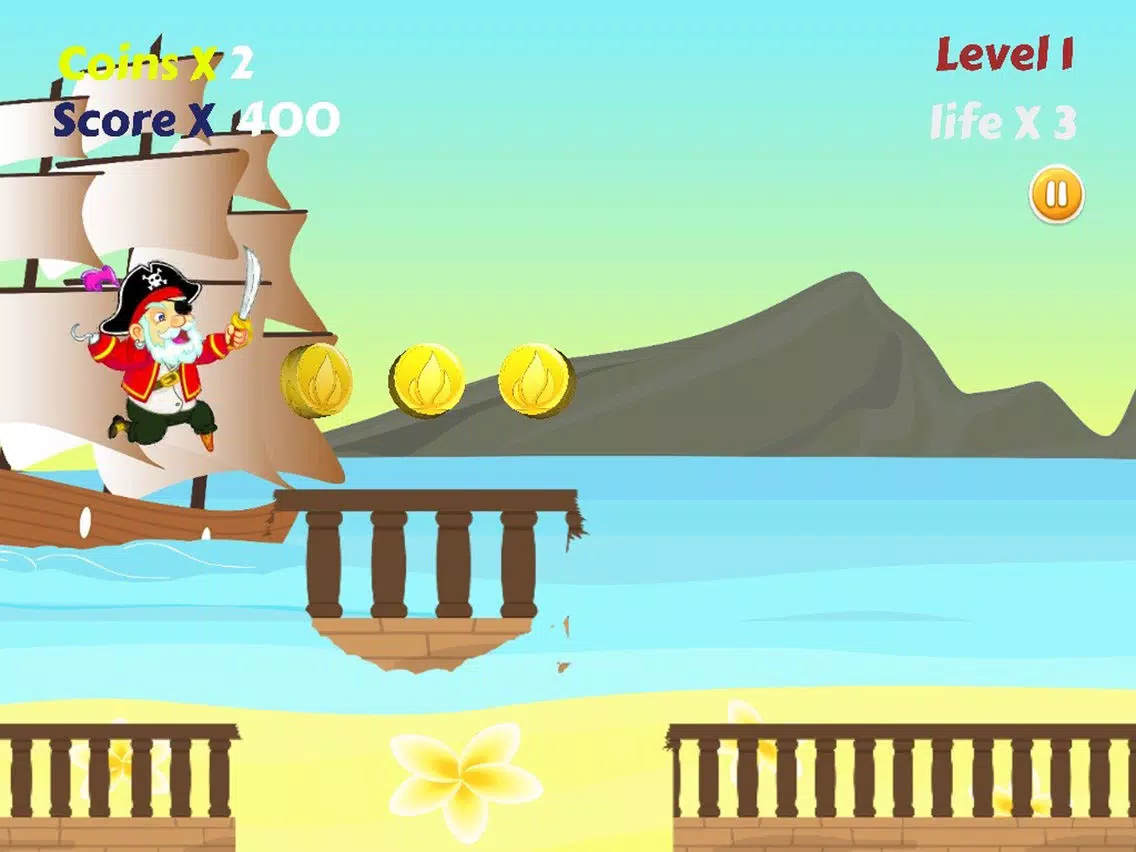 Screenshot di Crazy Pirate Runner 2D iPad 